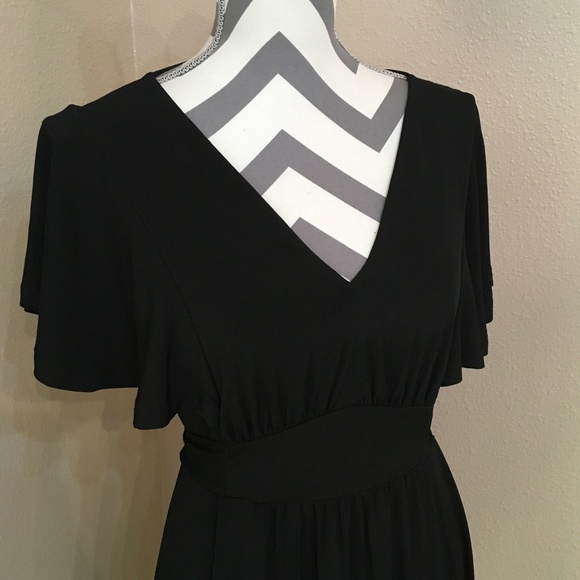 Apt. 9 Black Short Sleeve Dress - Excellent condition - Large - Picture 2 of 3